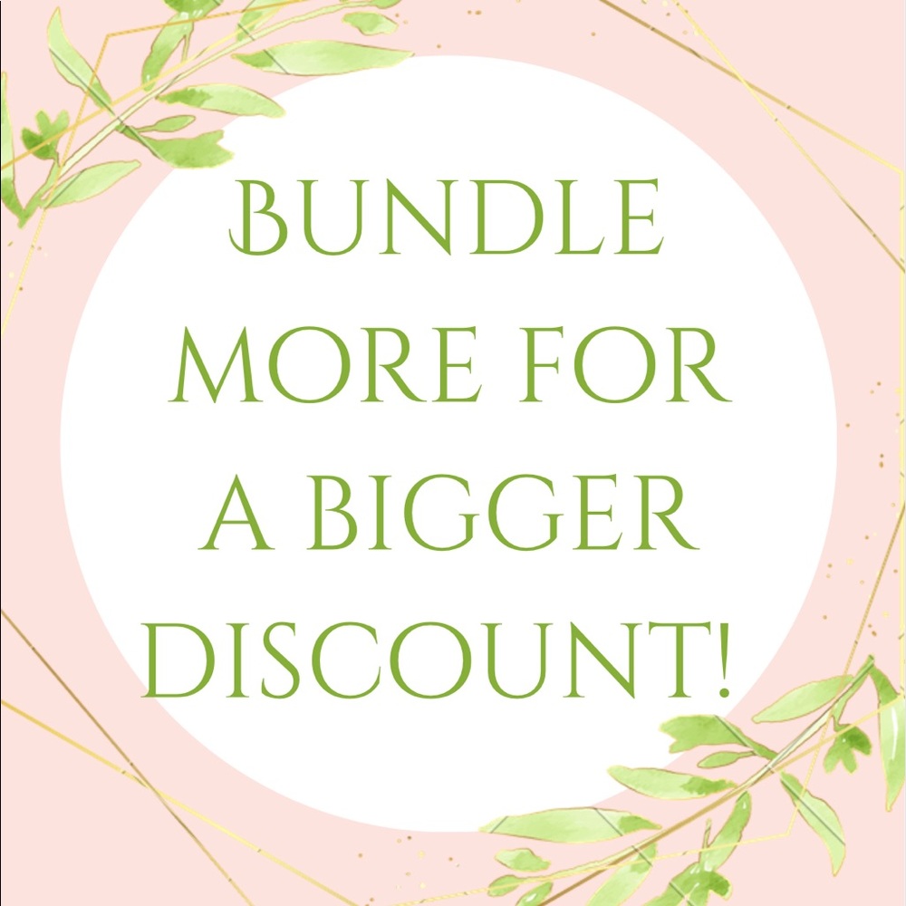 The more items you bundle, the bigger the discount!
